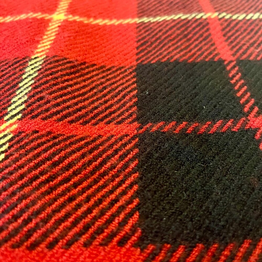 Burberry Japan Blue Label Hooded Tartan Wool Cape  + Gift Bag + Garment Bag - Picture 10 of 16